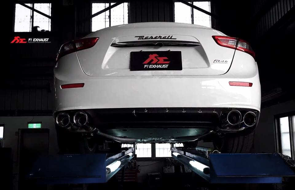 Maserati Ghibli 3.0T Fi Exhaust 遙控閥門排氣