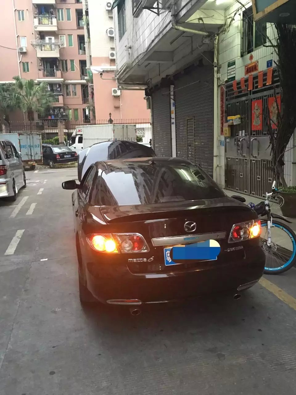 【每日改裝安全】馬自達(dá)6燈光升級(jí)Q5雙光透鏡   深圳光速車(chē)改改燈