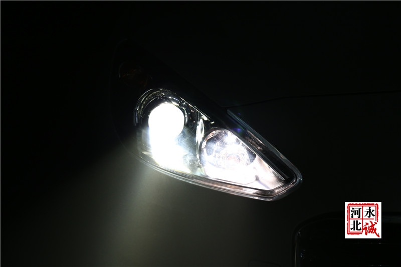 【永誠汽車】石家莊標(biāo)致308改燈，Q5雙光透鏡+歐司朗4300K氙氣燈+歐司朗安定器