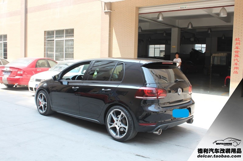 大眾GTI 改裝 akr排氣天蝎