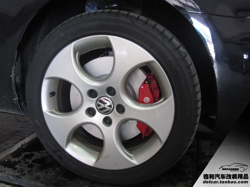 大眾GTI 改裝 brembo F40 ABT排氣 GRUPPEM進(jìn)氣