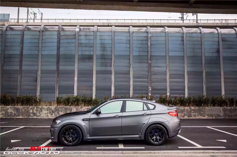 寶馬新款X6改裝HAMANN方嘴寬體大包圍 BMW E71改裝寬體實車拍攝