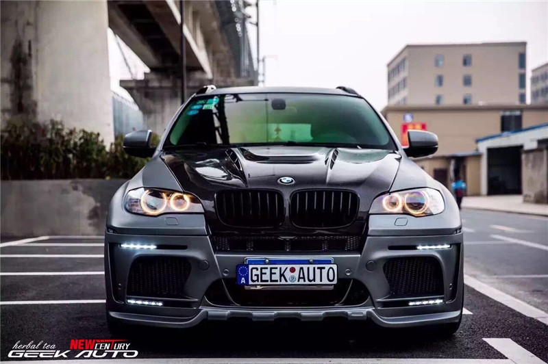 宝马新款X6改装HAMANN方嘴宽体大包围 BMW E71改装宽体实车拍摄
