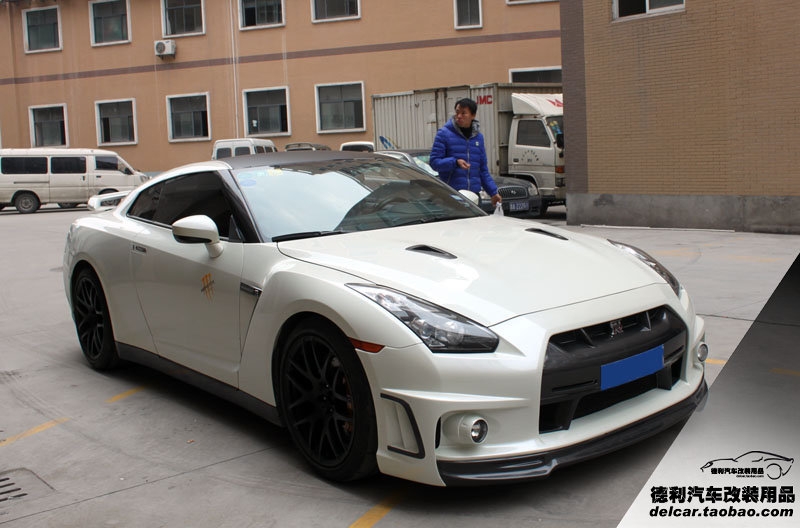 日產(chǎn)尼桑GTR35 改裝 WALD前保