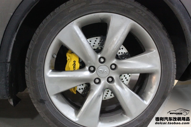 英菲尼迪FX35 改裝 BREMBO GT 前6后4 剎車套裝