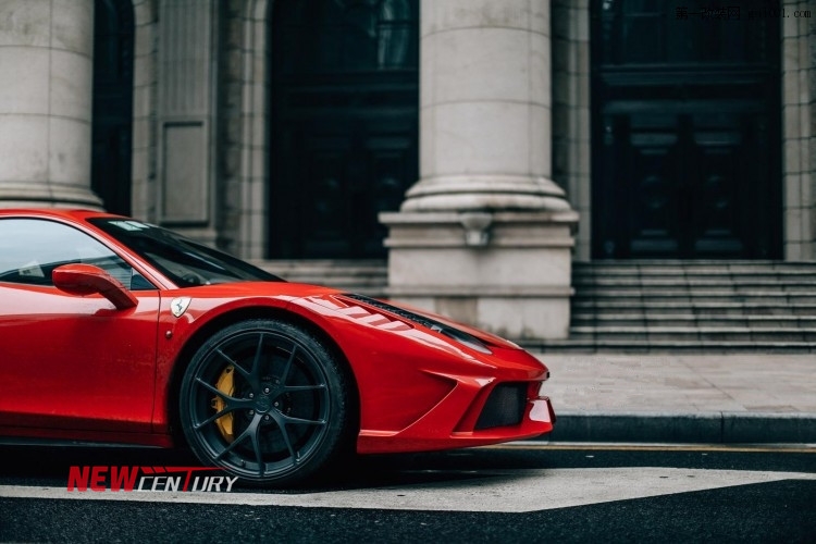 法拉利458改裝DMC大包圍 Ferrari458升級(jí)限量版SpecialeA高配前杠