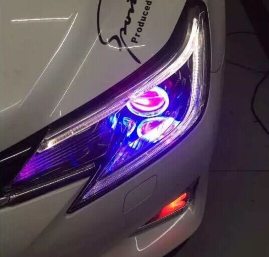 [每日改裝案例】新銳志車燈升級改裝    深圳光速車改改燈