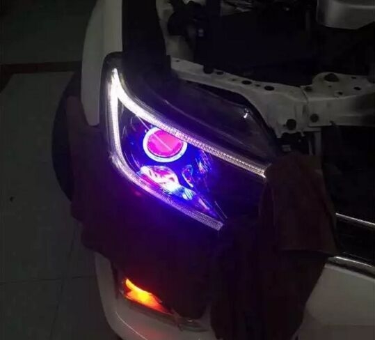 [每日改裝案例】新銳志車燈升級改裝    深圳光速車改改燈