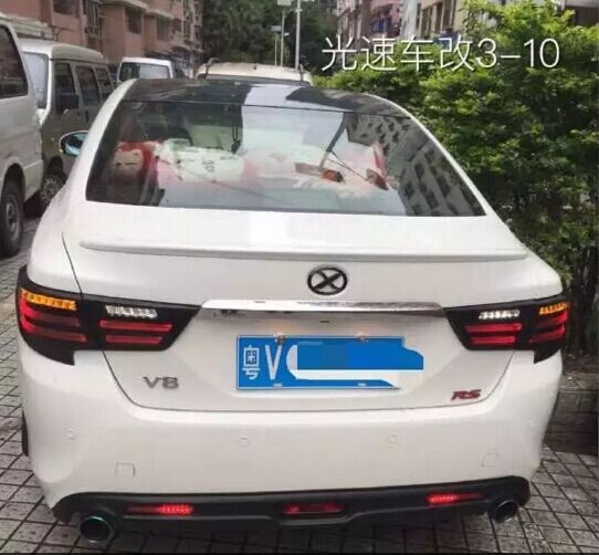 【每日改燈案例】銳志改裝寶馬款led尾燈總成    深圳光速車改改燈