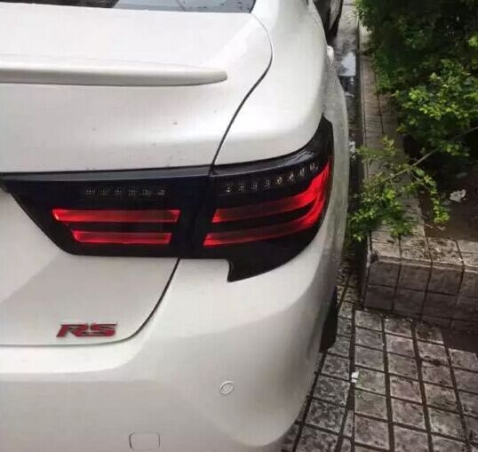 【每日改燈案例】銳志改裝寶馬款led尾燈總成    深圳光速車改改燈