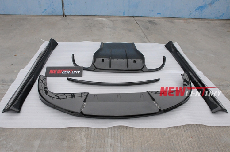 保時(shí)捷911改裝Vorstiner碳纖維小包圍 新款Porsche 991前后唇尾翼