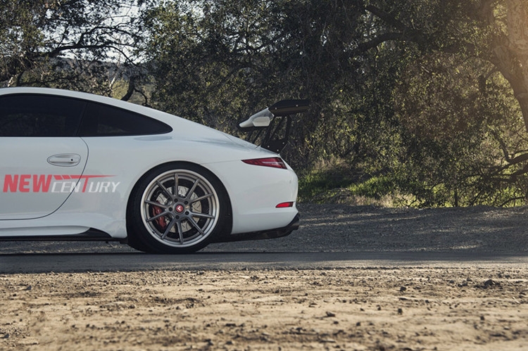 保時(shí)捷911改裝Vorstiner碳纖維小包圍 新款Porsche 991前后唇尾翼