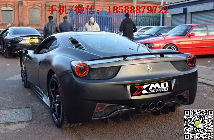 Ferrari 法拉利458 Novitec Rosso款改裝 碳纖維尾翼 定風(fēng)翼