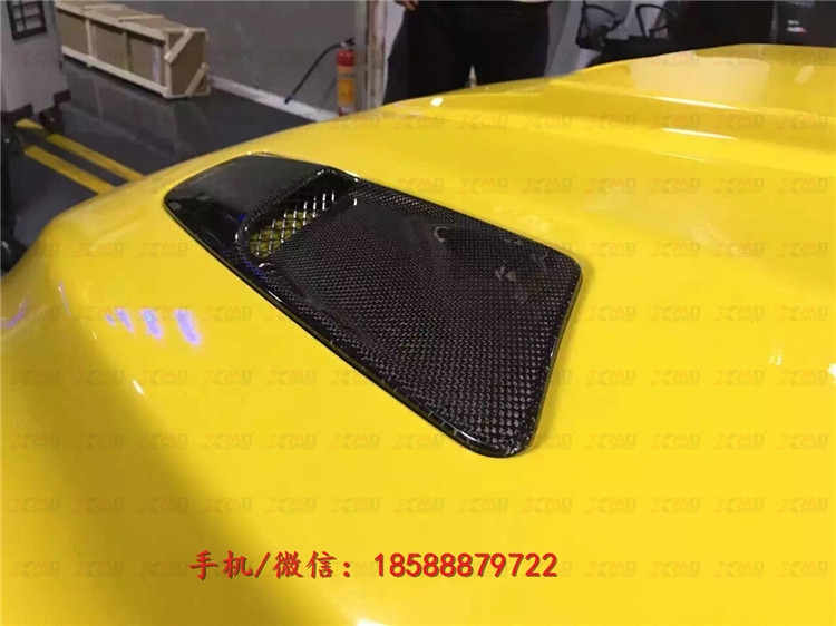 野馬2.3T 5.0改裝碳纖機蓋 包圍前唇后唇 尾翼側(cè)裙前杠后杠 排氣