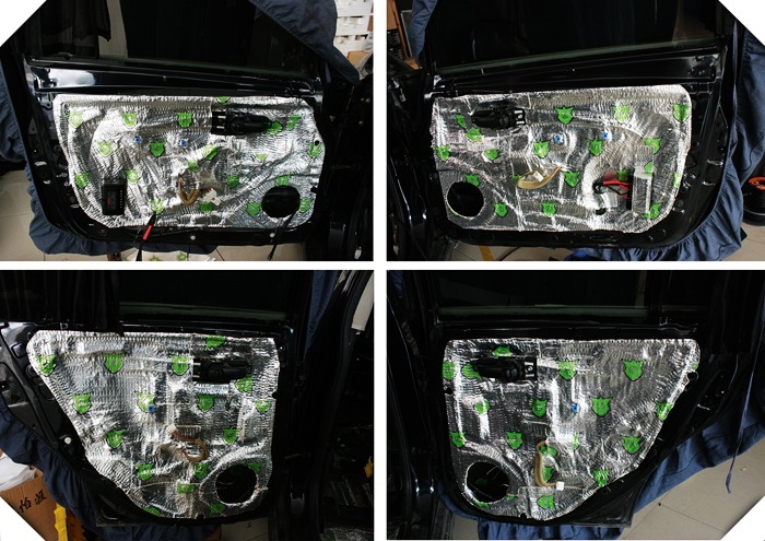 途歌汽车影音：日产骐达改装全车LK绿卫士隔音+3M材料吸音棉