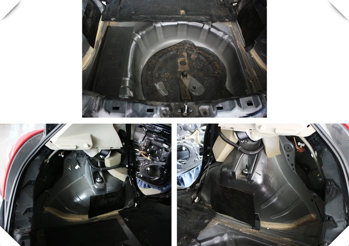 途歌汽車(chē)影音：日產(chǎn)騏達(dá)改裝全車(chē)LK綠衛(wèi)士隔音+3M材料吸音棉