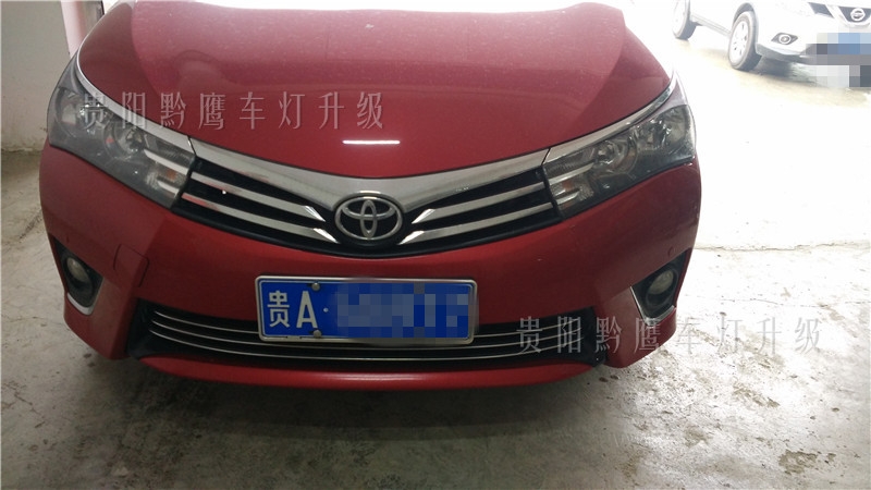 貴陽15款拉羅拉車燈改裝雙光透鏡