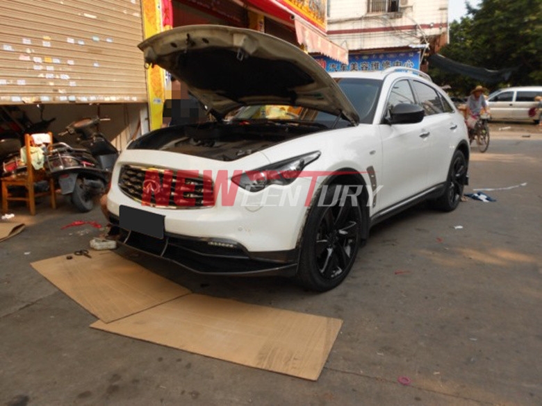英菲尼迪QX70改裝維特爾包圍 QX70 FX35改裝碳纖維尾翼前后唇