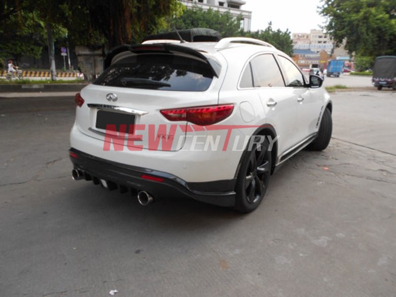英菲尼迪QX70改裝維特爾包圍 QX70 FX35改裝碳纖維尾翼前后唇