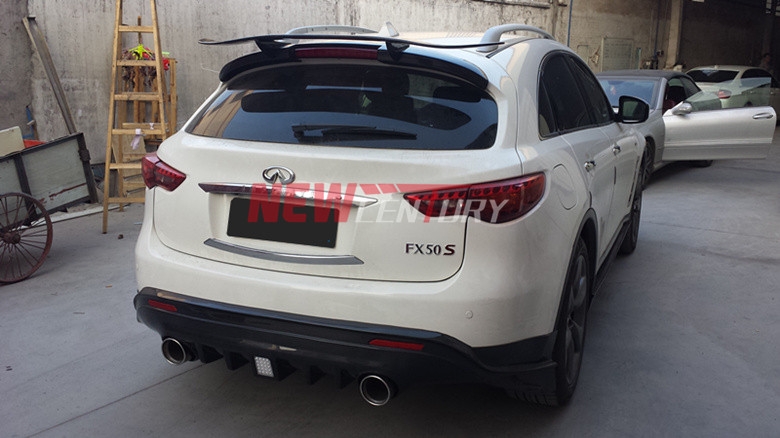 英菲尼迪QX70改裝維特爾包圍 QX70 FX35改裝碳纖維尾翼前后唇