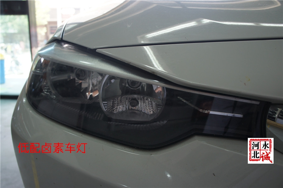 【永誠(chéng)汽車(chē)】石家莊寶馬316改燈，升級(jí)氙氣燈高配內(nèi)膽天使眼