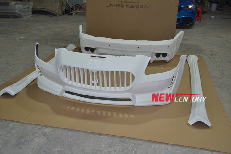 老款瑪莎拉蒂總載改裝Fairy design大包圍 總載安裝前杠后杠套件