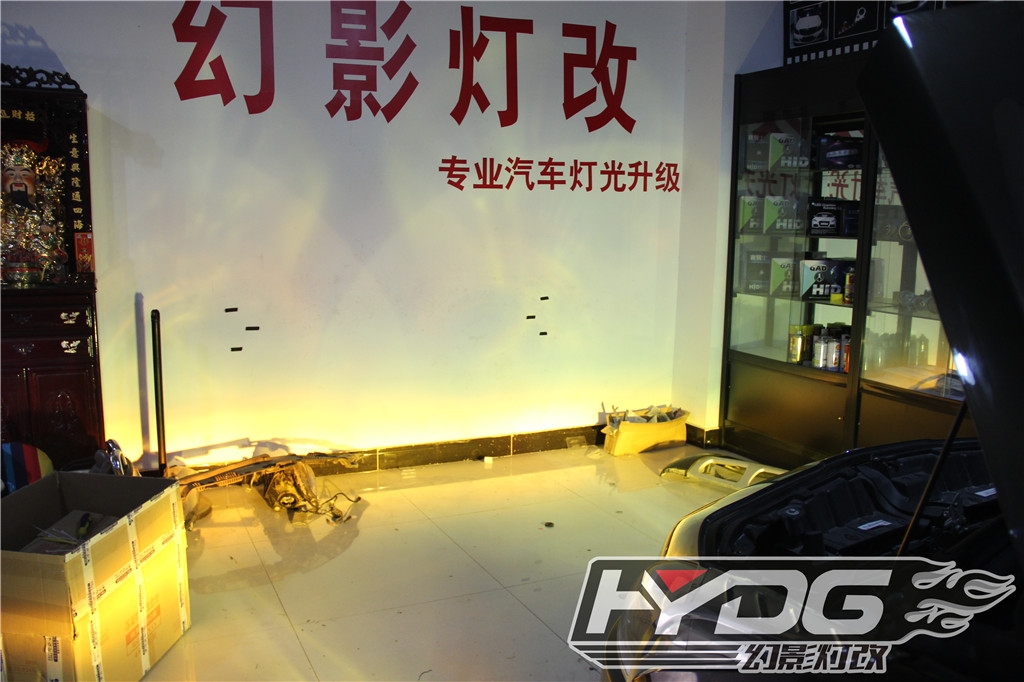標致3008改裝大燈案例