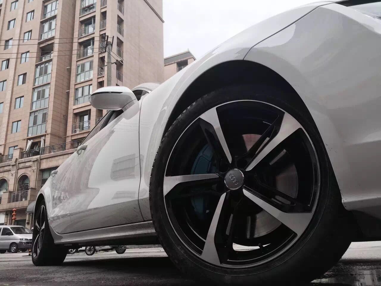 奧迪A7升級19寸刀鋒 RS7定制鍛造輪轂 A5 A6都可以