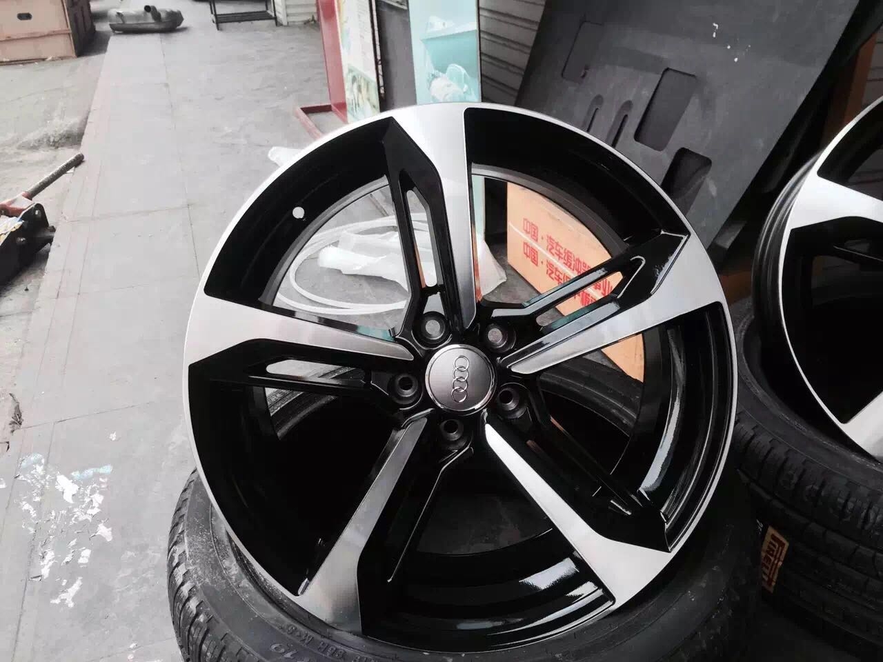 奧迪A7升級19寸刀鋒 RS7定制鍛造輪轂 A5 A6都可以