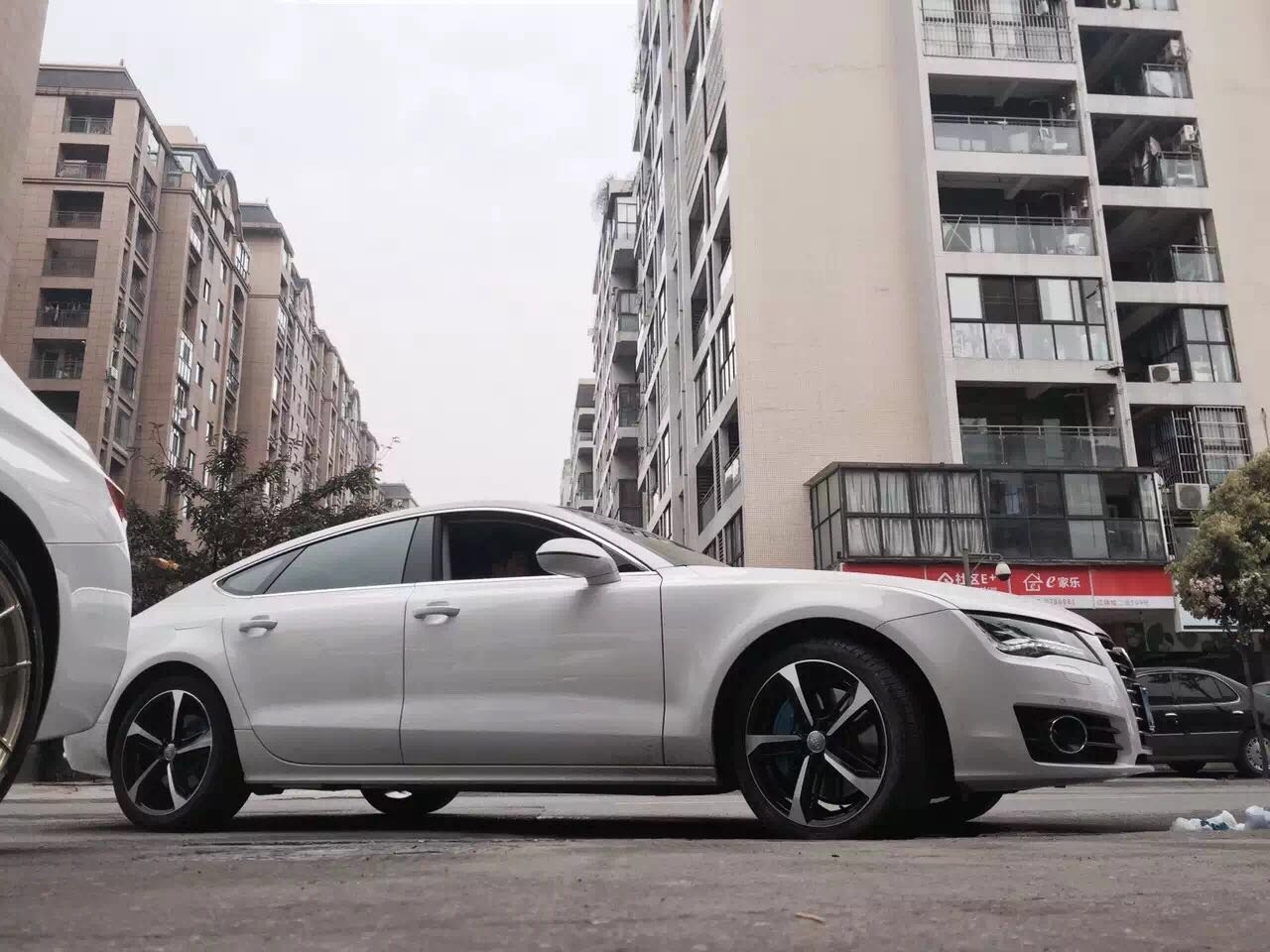 奧迪A7升級19寸刀鋒 RS7定制鍛造輪轂 A5 A6都可以