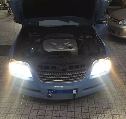 每日改燈案例：老銳志車燈改裝德國(guó)海拉5雙光透鏡   深圳光速車改改燈