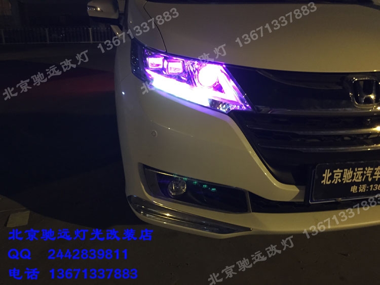 新款?yuàn)W德賽車燈改裝 改裝海拉五代透鏡  北京馳遠(yuǎn)改燈