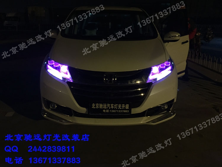 新款?yuàn)W德賽車燈改裝 改裝海拉五代透鏡  北京馳遠(yuǎn)改燈