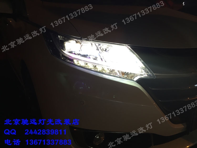 新款?yuàn)W德賽車燈改裝 改裝海拉五代透鏡  北京馳遠(yuǎn)改燈