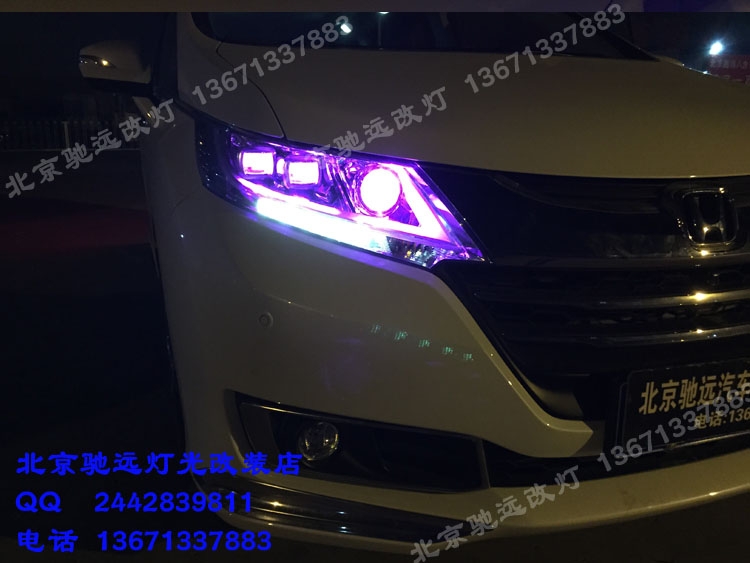 新款?yuàn)W德賽車燈改裝 改裝海拉五代透鏡  北京馳遠(yuǎn)改燈