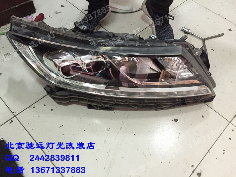 本田歌詩(shī)圖 改裝大燈增亮 德國(guó)海拉五代透鏡 北京改燈