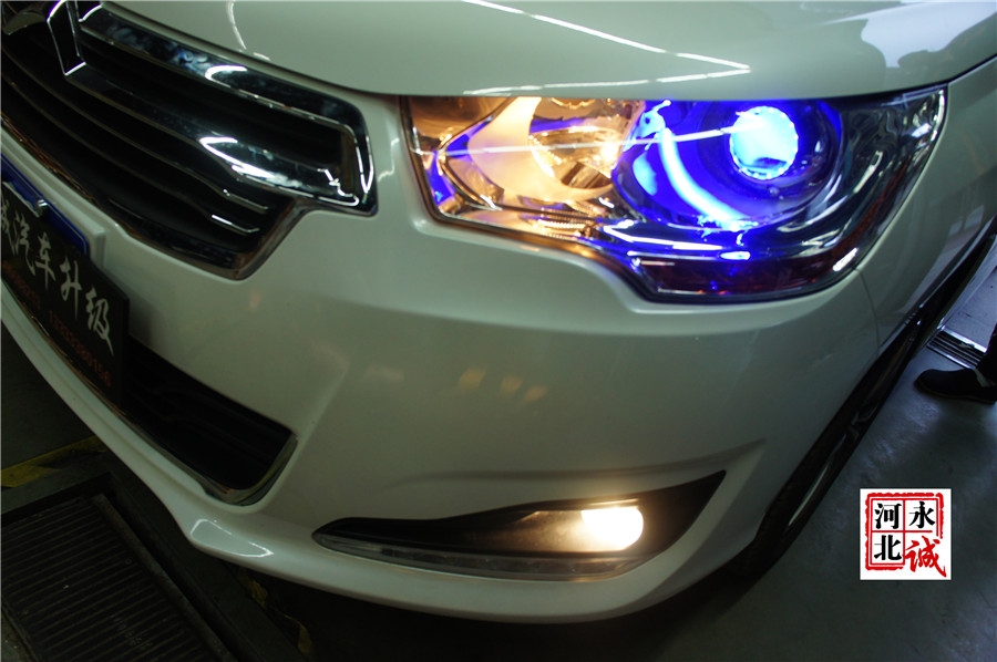 【永誠(chéng)汽車】石家莊車燈改裝專業(yè)，C4L改裝Q5透鏡+歐司朗4300K氙燈