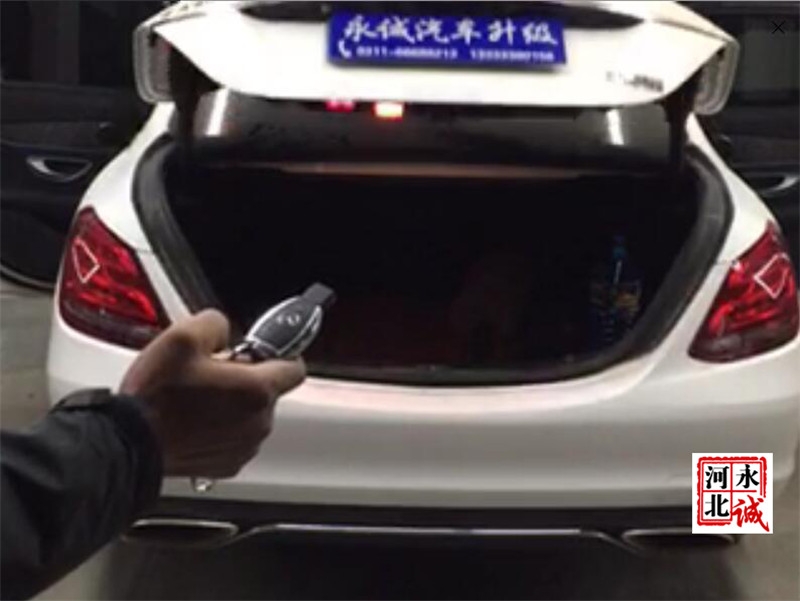 【永誠汽車】石家莊奔馳C200L升級原廠電動后尾門