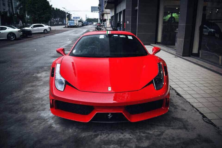 法拉利458改裝DMC大包圍 F458升級(jí)改裝Speciale A前杠大包圍尾翼