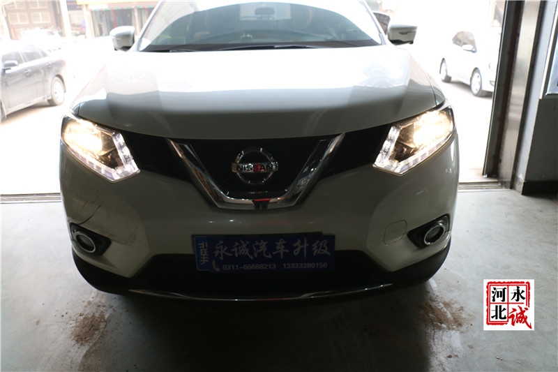 【永誠(chéng)汽車】石家莊奇駿改燈，貝雷帽透鏡+巖崎L(zhǎng)BS 5500K氙氣燈