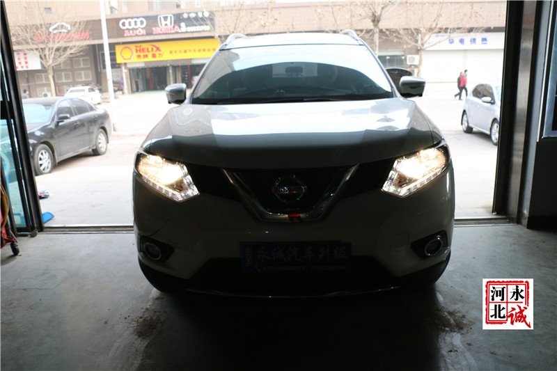 【永誠(chéng)汽車】石家莊奇駿改燈，貝雷帽透鏡+巖崎L(zhǎng)BS 5500K氙氣燈
