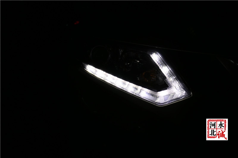 【永誠(chéng)汽車】石家莊奇駿改燈，貝雷帽透鏡+巖崎L(zhǎng)BS 5500K氙氣燈