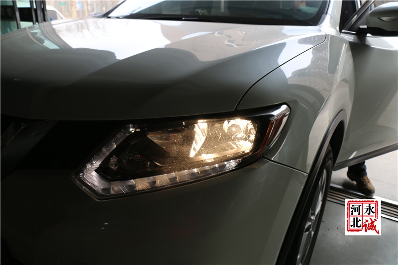 【永誠(chéng)汽車】石家莊奇駿改燈，貝雷帽透鏡+巖崎L(zhǎng)BS 5500K氙氣燈