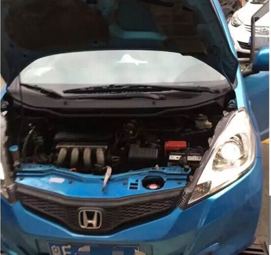 每日改燈案例：飛度車燈升級(jí)奧迪Q5雙光透鏡    深圳光速車改改燈