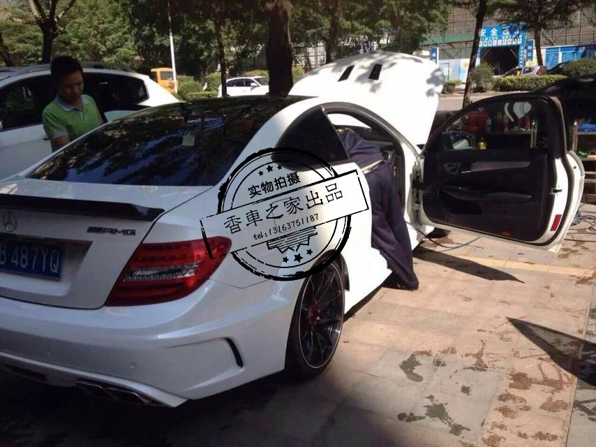 奔馳C63AMG車身改色 ＋包圍＋排氣＋刷ECU提升動(dòng)力