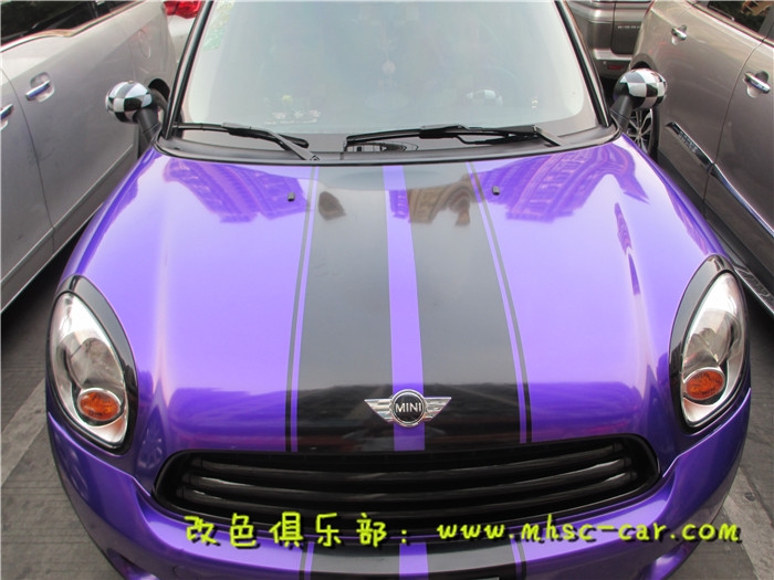 迷你mini車身改色貼膜 全車貼膜改色施工美國(guó)雅龍?zhí)枪纤? aid=