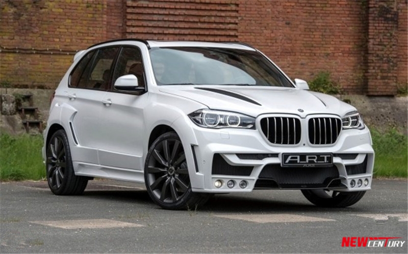新款包圍X5改裝ART寬體大包圍 BMW改裝前杠后杠寬體輪眉套件