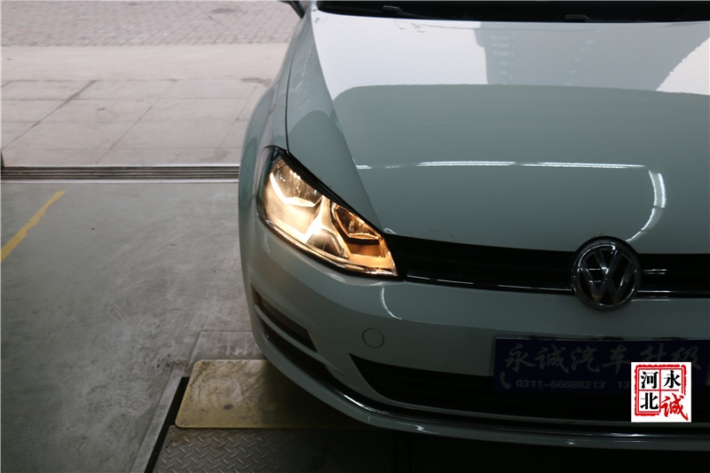 【永誠汽車】石家莊專業(yè)改燈，高爾夫7升級時宇大燈總成