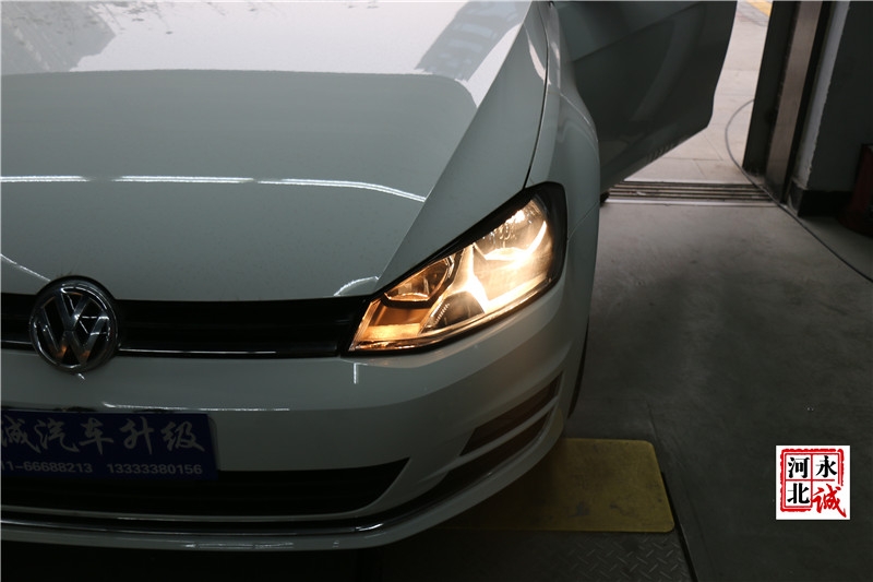 【永誠汽車】石家莊專業(yè)改燈，高爾夫7升級時宇大燈總成