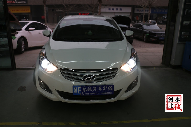 【永誠(chéng)汽車】石家莊朗動(dòng)改燈，貝雷帽雙光透鏡+貝雷帽氙燈+歐司朗安定器